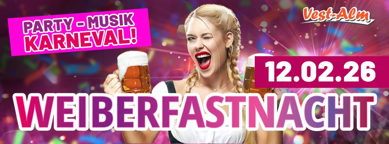 Die große Weiberfastnachtsparty 2026