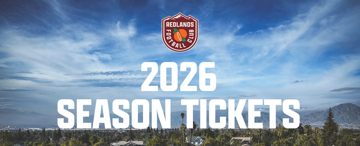 Redlands FC 2026 Season Ticket