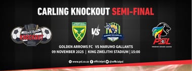 Golden Arrows FC vs Marumo Gallants FC (Carling Knockout Semi-Final)