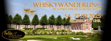 Whiskywanderung im Schwetzinger Schlossgarten