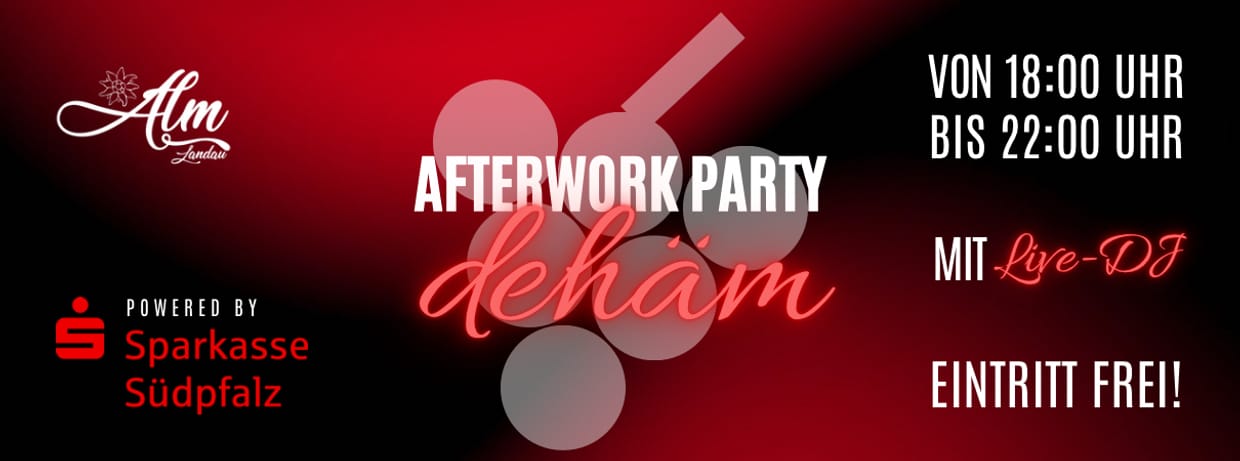 Afterwork-Party OPEN AIR *** EINTRITT FREI *** 