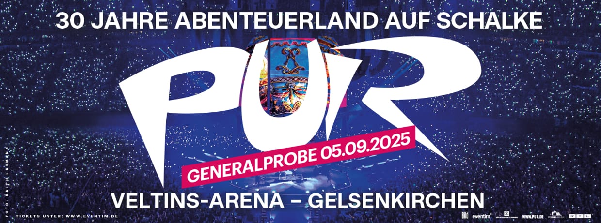 PUR and Friends 2025 auf Schalke Generalprobe