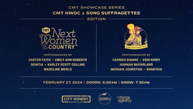 CMT Next Women of Country + Song Suffragettes