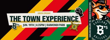 6/19/2026 Oakland Ballers vs. Modesto Roadsters, The Town Experience (Juneteenth)