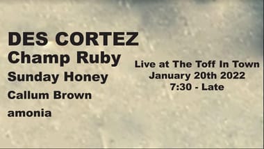 DES CORTEZ LIVE AT THE TOFF