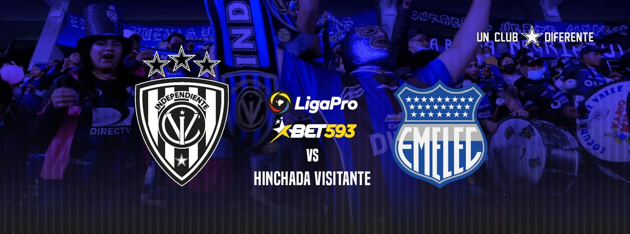HINCHADA VISITANTE INDEPENDIENTE DEL VALLE vs CS EMELEC