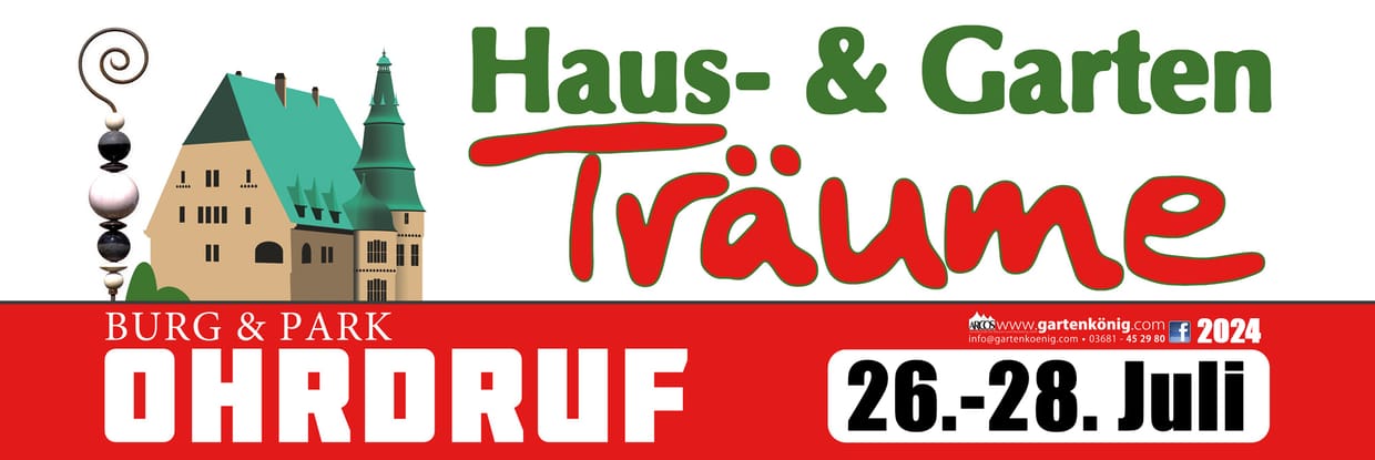 Haus- & Garten Träume Burg & Park Ohrdruf