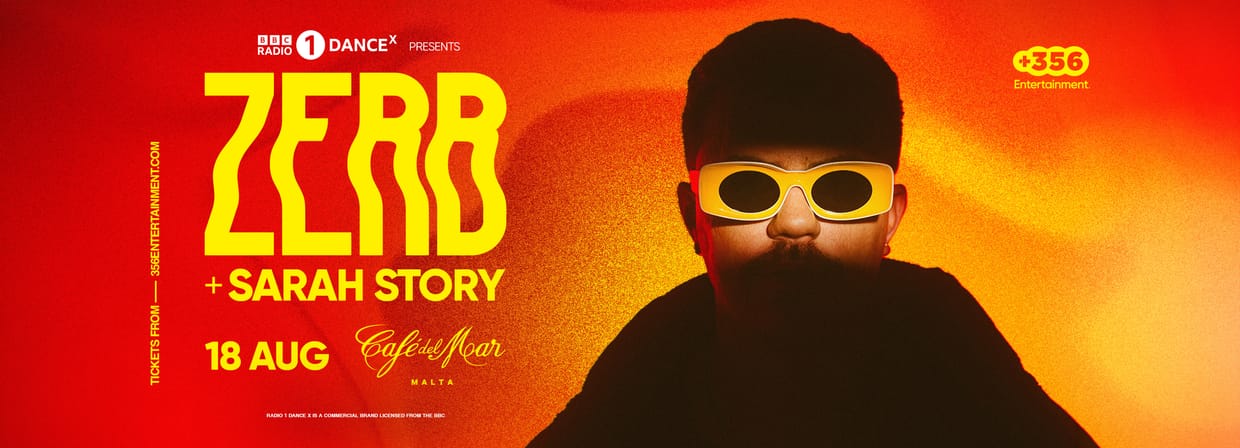 ZERB AND SARAH STORY AT CAFÉ DEL MAR - 18TH AUGUST 2026
