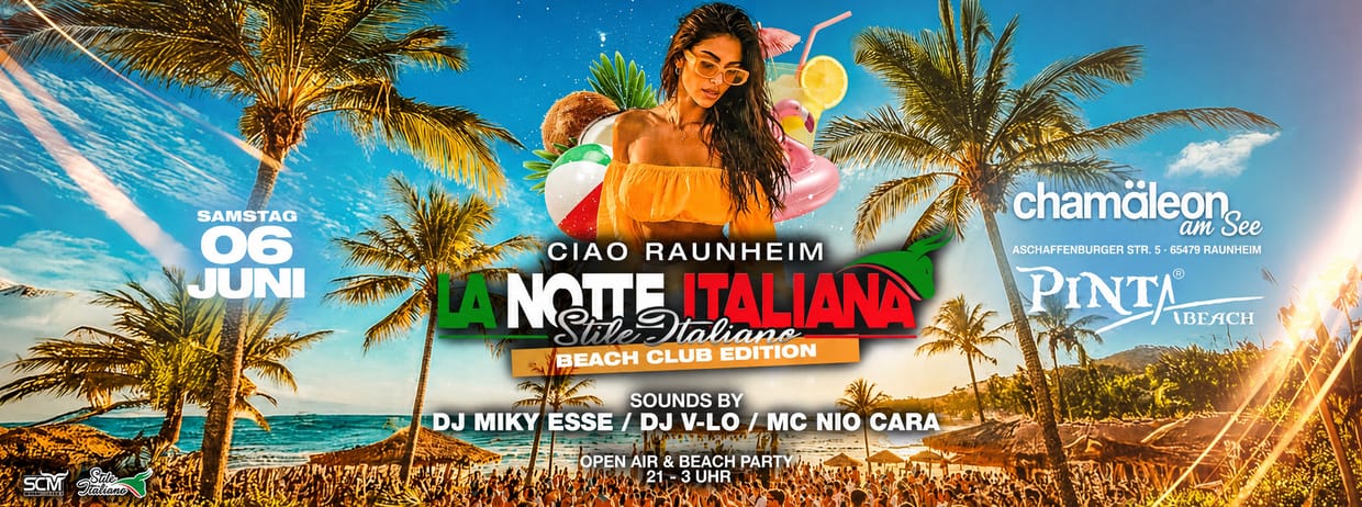 La Notte Italiana - Beach Party 