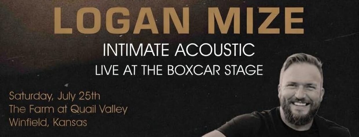 Logan Mize acoustic at The Farm at Quail Valley