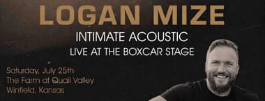 Logan Mize acoustic at The Farm at Quail Valley