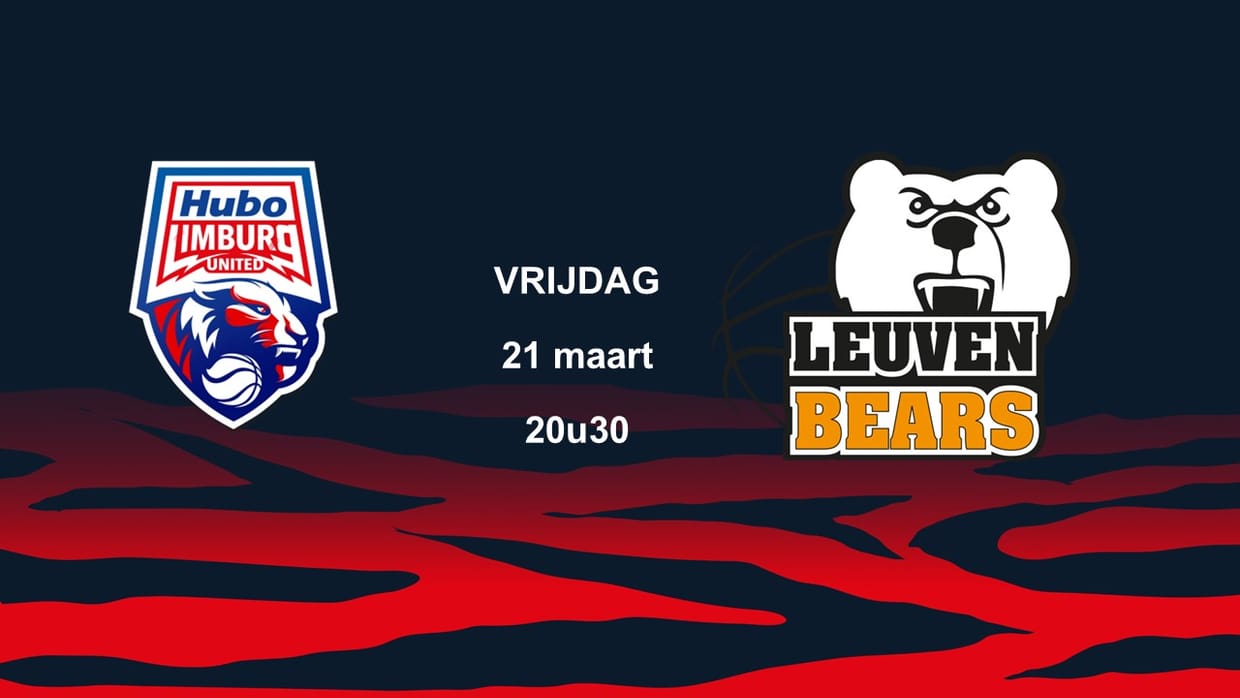 Hubo Limburg United - Stella Artois Leuven Bears