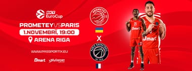 BKT EuroCup: BC PROMETEY vs PARIS BASKETBALL