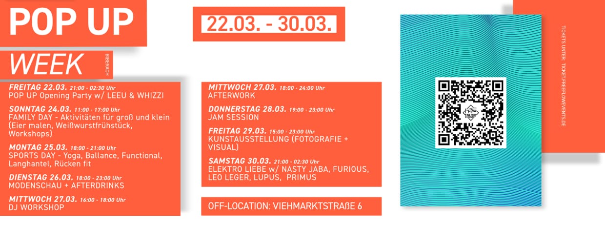 FreeFlow POP UP Week
