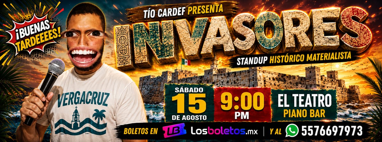 Tío CARDEF presenta Invasores en Veracruz