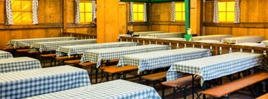 Mustershop: "Festsaal mit 10er Tischen"