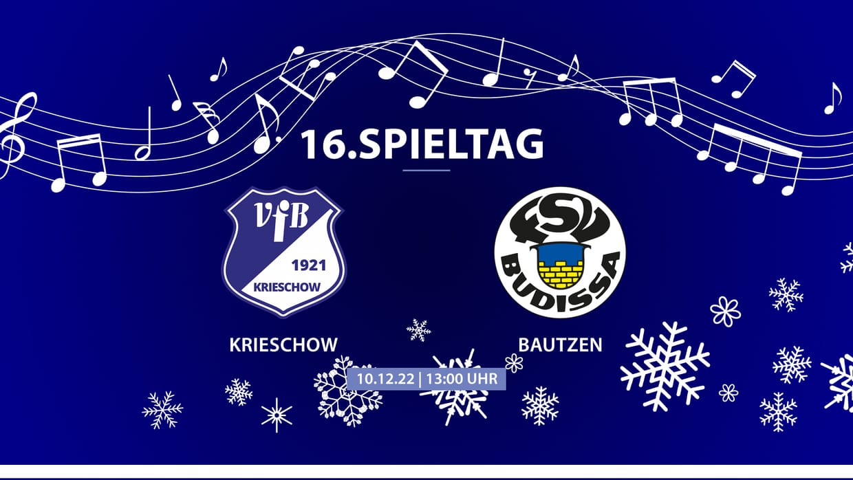 16. Spieltag VfB Krieschow - Budissa Bautzen