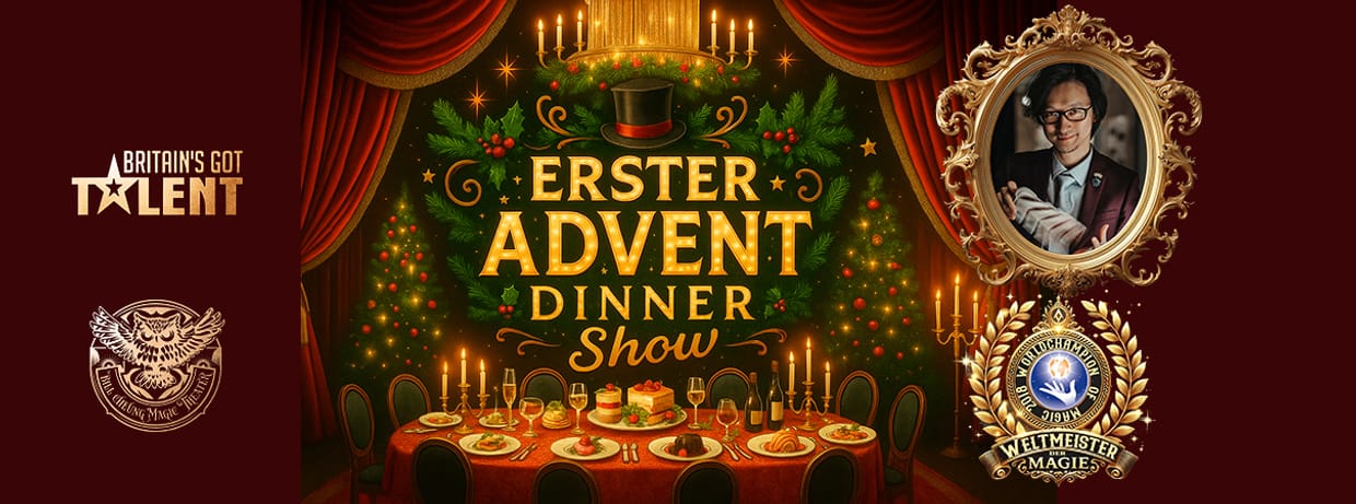 Erster Advent Dinner Magic Show