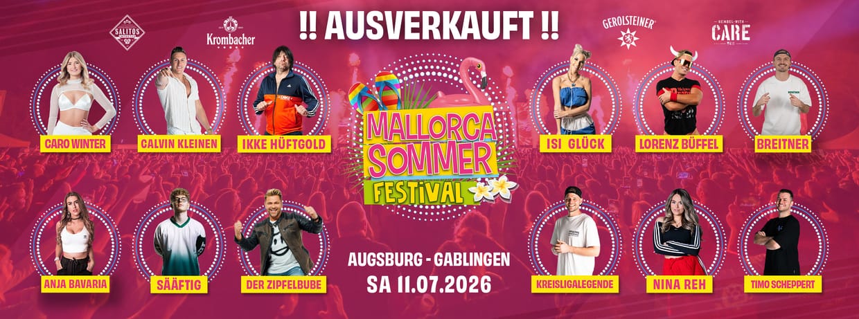 Mallorca Sommer Festival Augsburg-Gablingen 2026