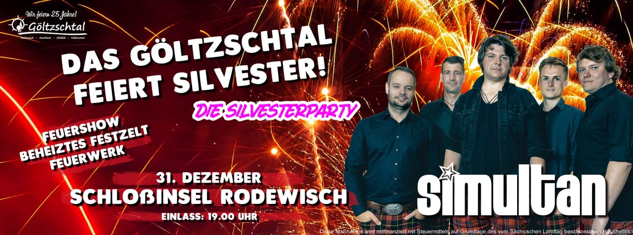Das Göltzschtal feiert Silvester!