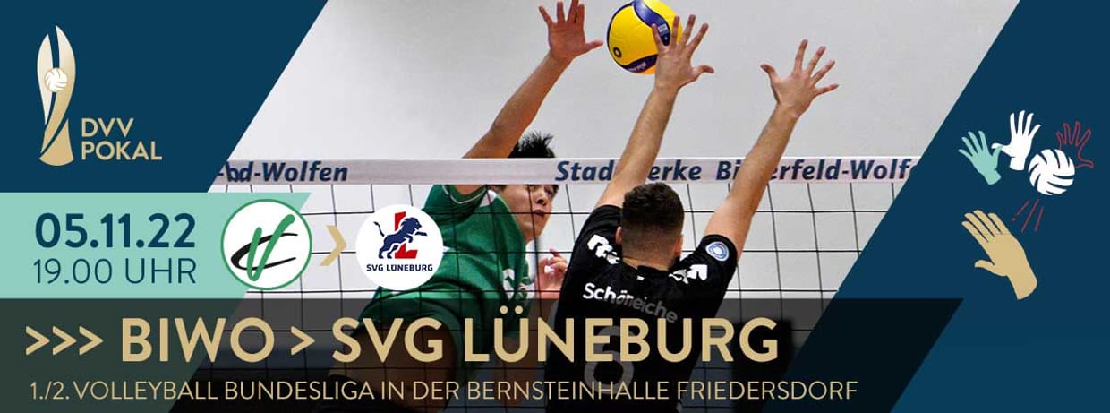 DVV Pokal VC Bitterfeld Wolfen vs. SVG Lüneburg