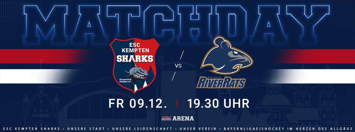 SHARKS vs. RIVER RATS