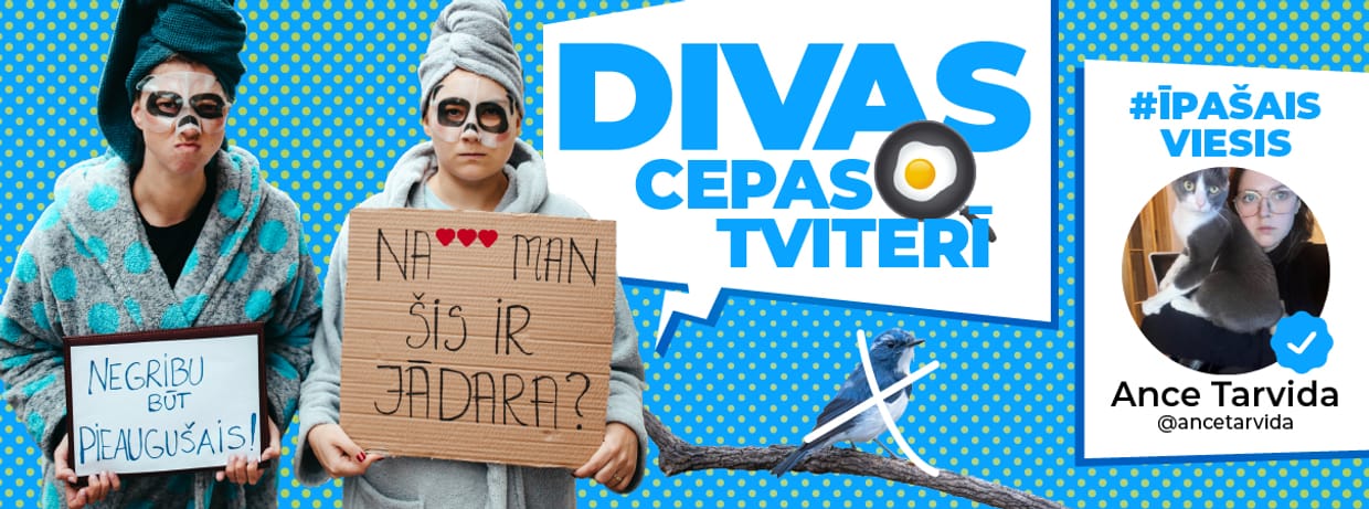 DIVAS CEPAS TVITERĪ ar Anci Tarvidu