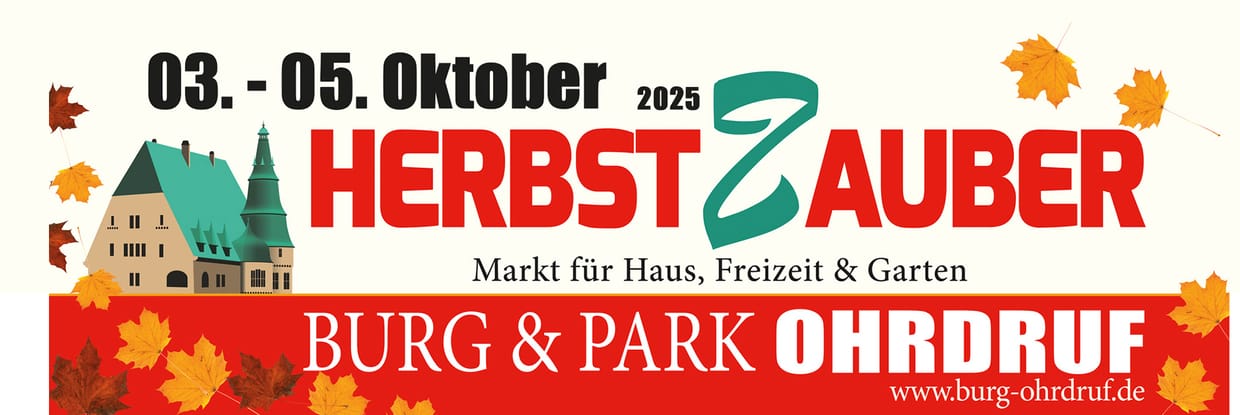 Herbstzauber Burg & Park Ohrdruf