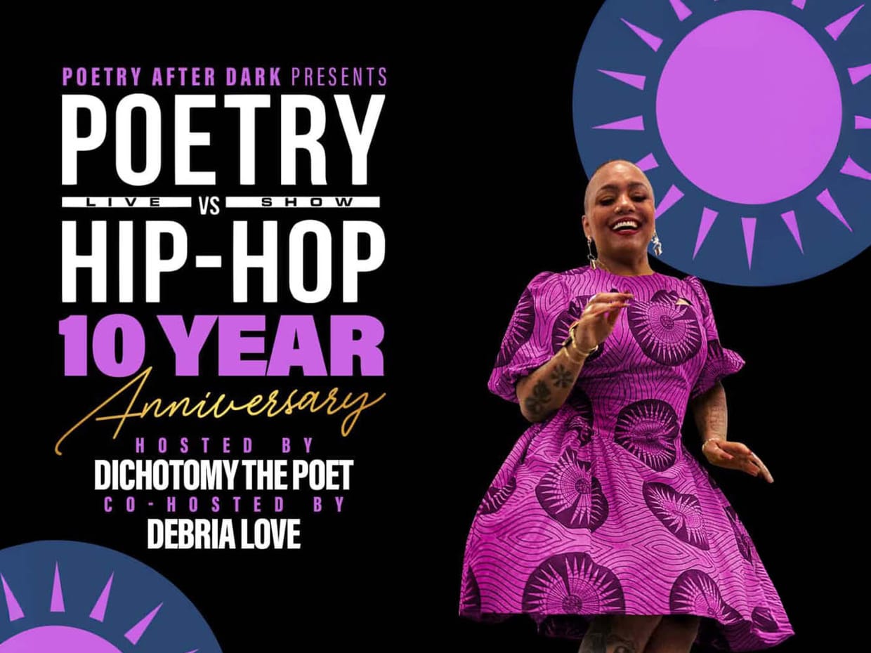 Poetry After Dark Presents: Poetry vs. Hip-Hop 10-YEAR-ANNIVERSARY-CELEBRATION!
