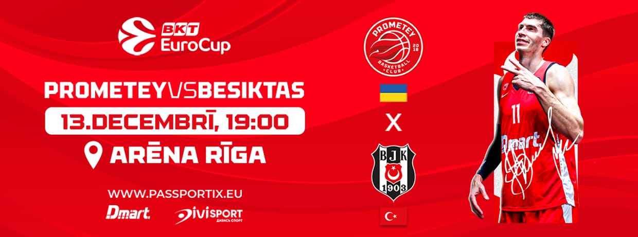 BKT EuroCup: BC PROMETEY vs BC BESIKTAS