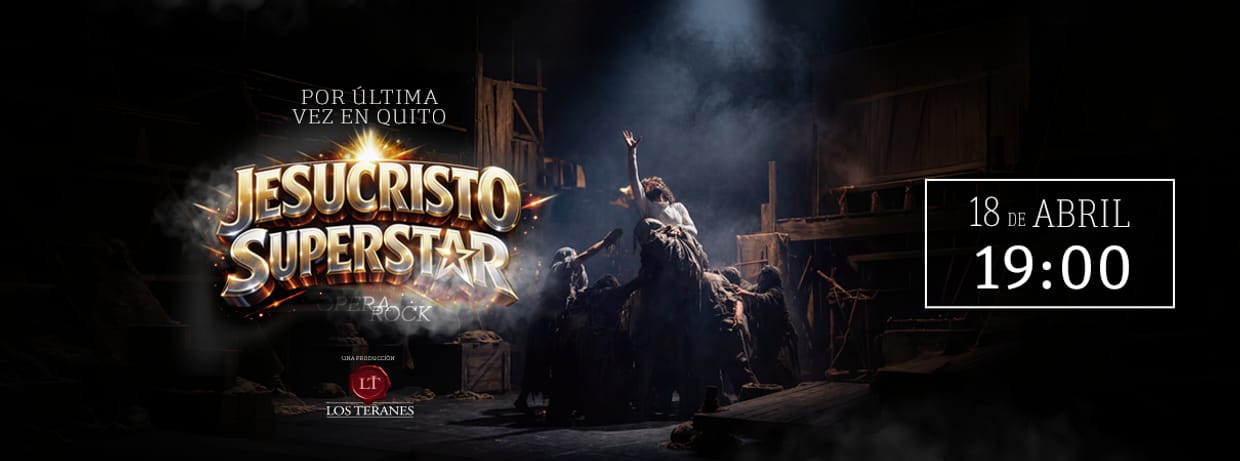 JESUCRISTO SUPERSTAR SÁBADO 18 DE ABRIL 19:00 PM