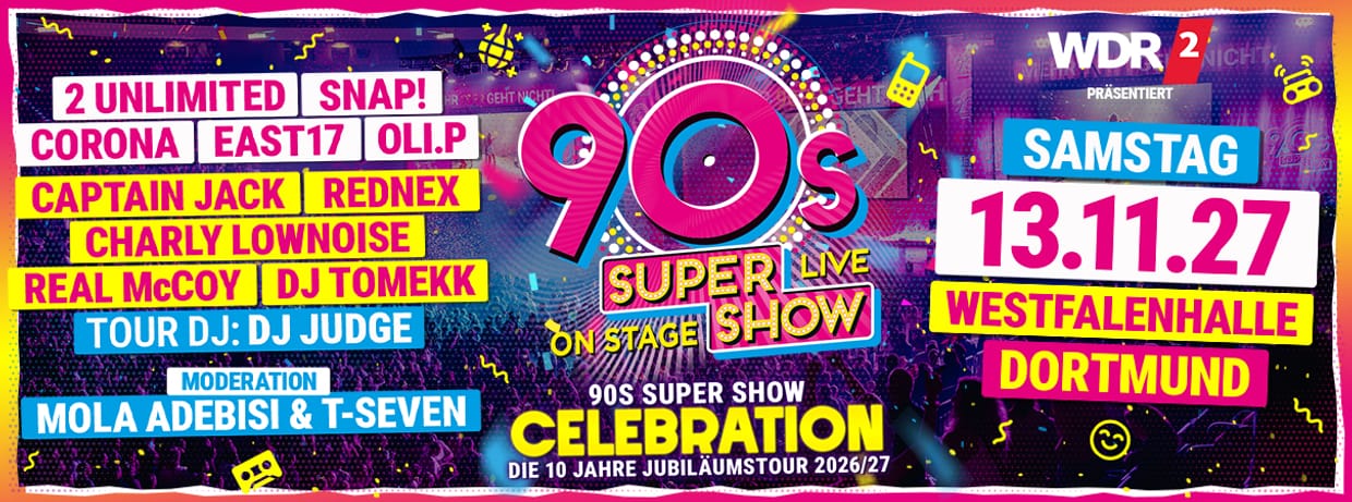 90s Super Show Ruhrgebiet 2027
