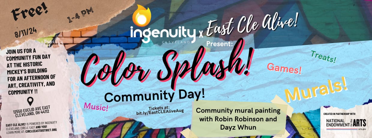 East CLE Alive! Presents: Color Splash Community Day