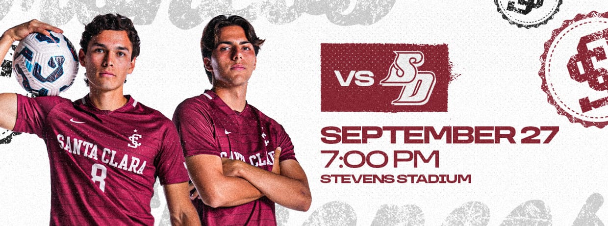 Santa Clara Men's Soccer vs San Diego