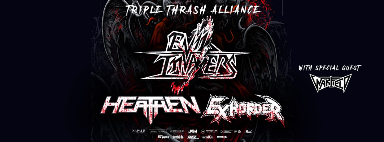 Evil Invaders, Heathen, Exhorder • Triple Thrash Alliance Tour • 26.02.2027 Geiselwind