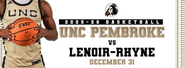 UNCP Mens Basketball Vs Lenoir-Rhyne