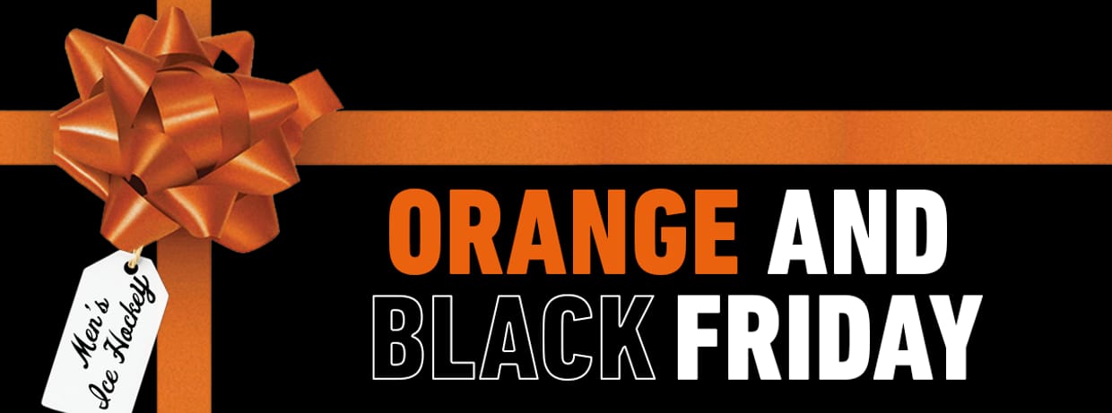 Men's Ice Hockey Orange & Black 3-Game Pack