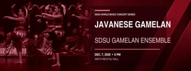 SDSU Javanese Gamelan Ensemble