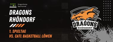 Spieltag 1 | Dragons Rhöndorf vs. CATL Basketball Löwen