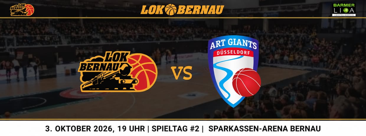 Spieltag 2: LOK BERNAU vs ART Giants Düsseldorf