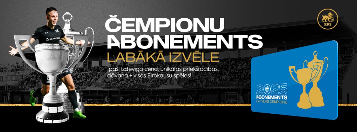 RFS 2025. gada sezonas abonements 