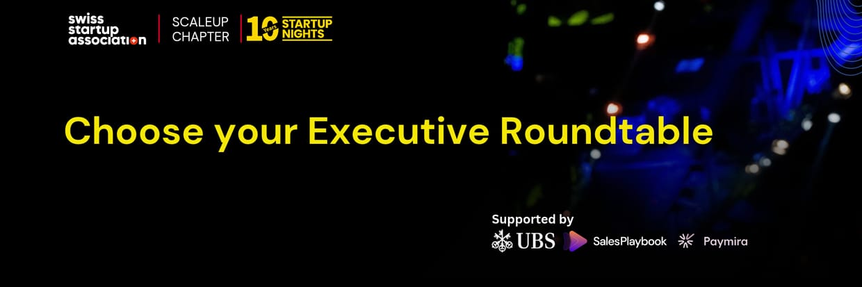 Choose your Executive Roundtable on the Scaleup Summit 2026