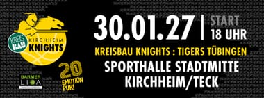 Kreisbau Knights vs. Tigers Tübingen