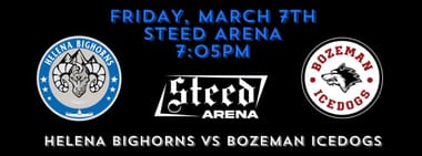 Helena Bighorns vs Bozeman Icedogs