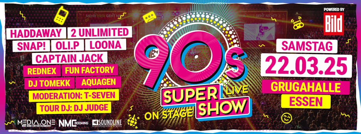 90s Super Show Ruhrgebiet