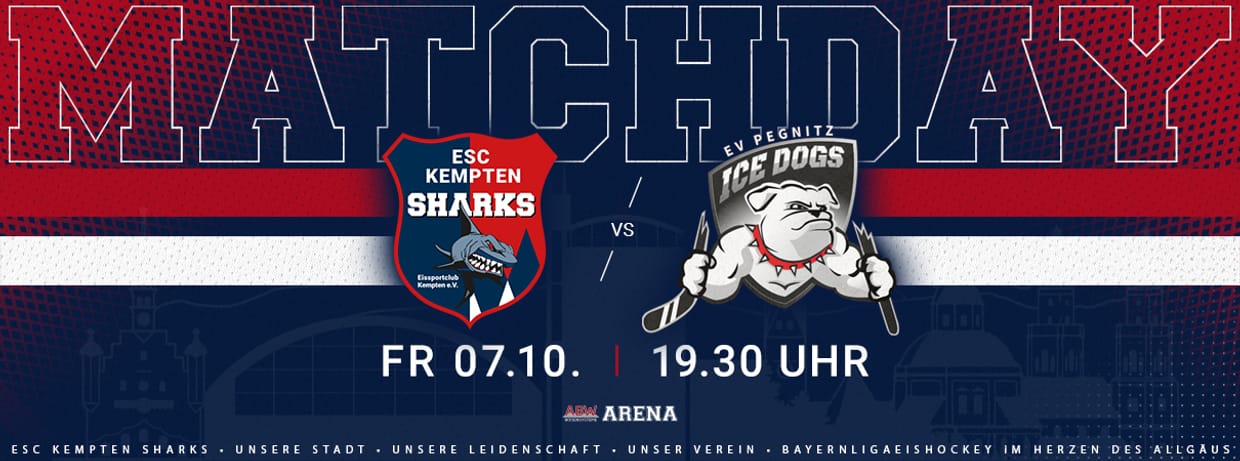SHARKS vs. ICE DOGS