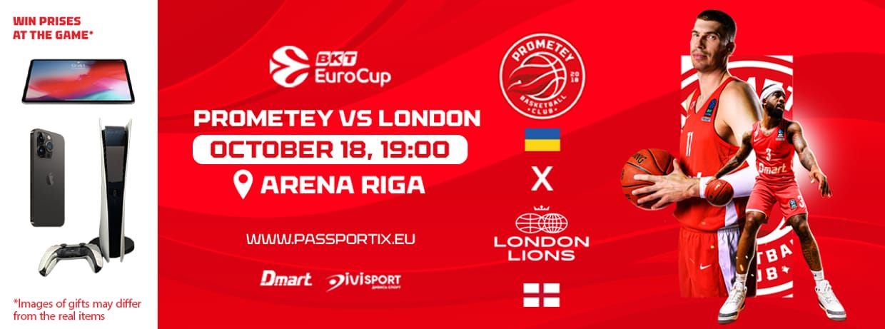 BKT EuroCup: BC PROMETEY vs LONDON LIONS