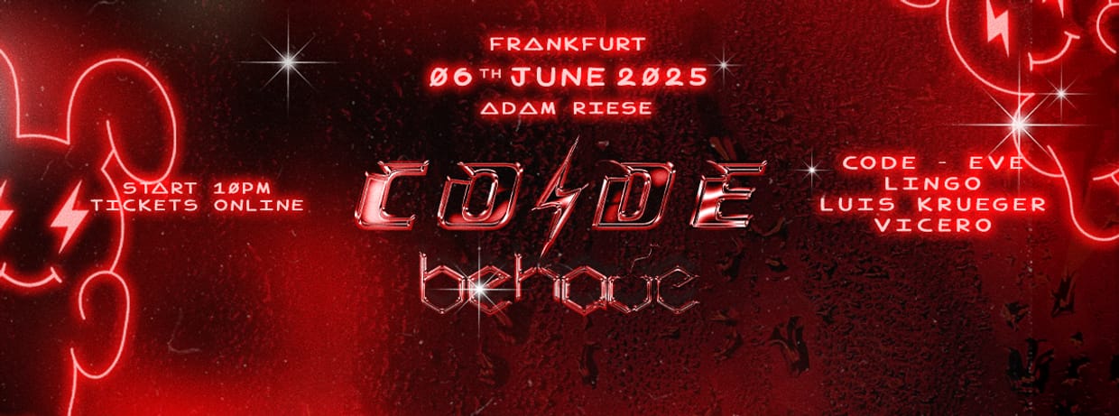 CODE X BEHAVE @ADAM RIESE 06.06 Official World Club Dome Afterparty