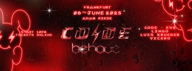 CODE X BEHAVE @ADAM RIESE 06.06 Official World Club Dome Afterparty