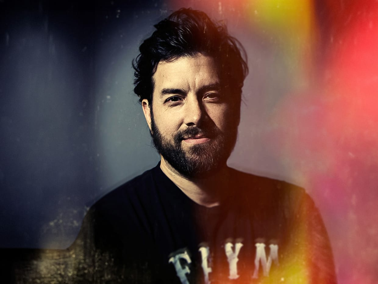 Bob Schneider with Clarence Bucaro